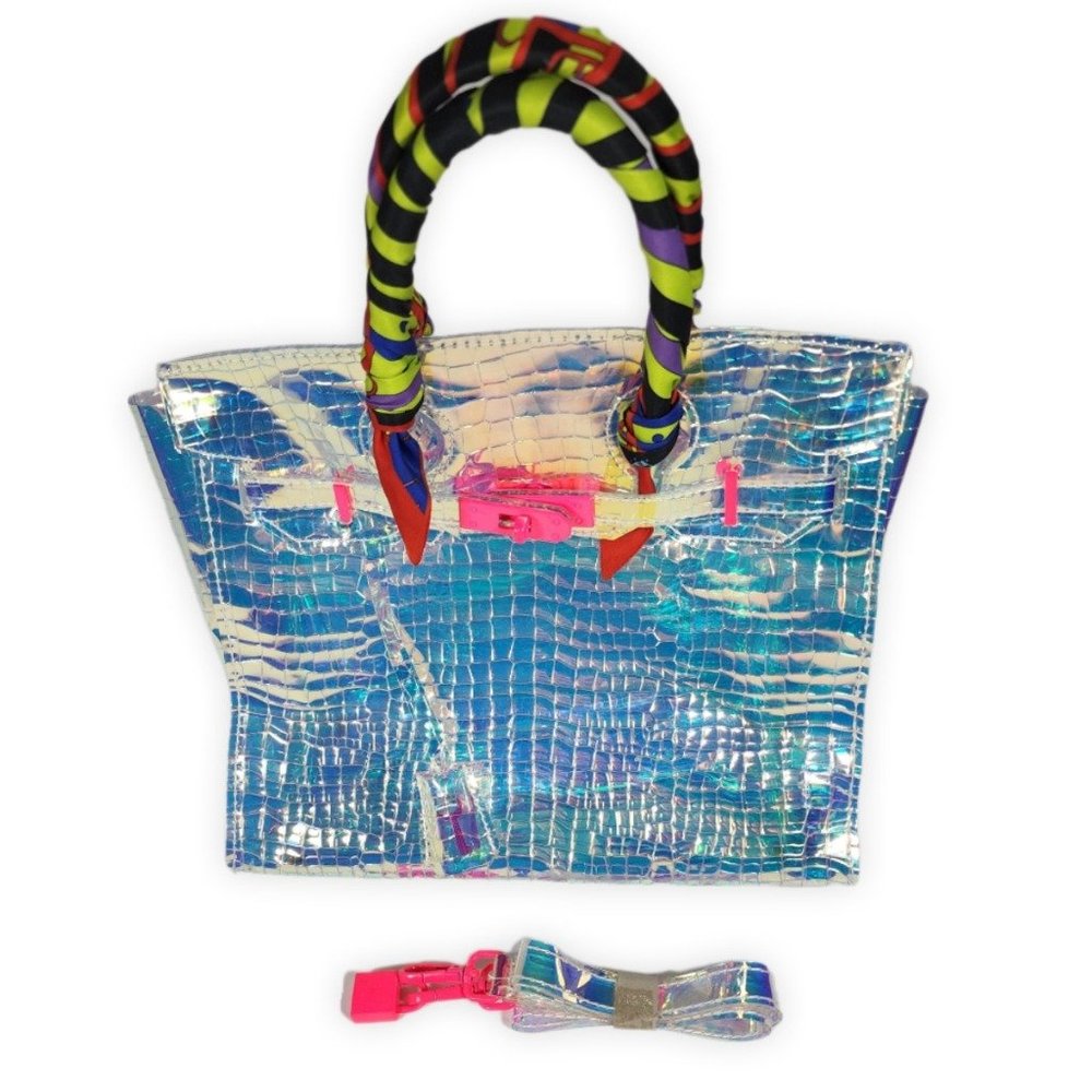 HOLOGRAPHIC TOTE BAG